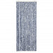 Vliegengordijn 56x200 cm chenille blauw en wit