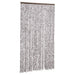 Vliegengordijn 118x220 cm chenille bruin en beige