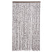 Vliegengordijn 118x220 cm chenille bruin en beige