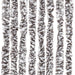 Vliegengordijn 118x220 cm chenille bruin en beige