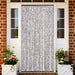 Vliegengordijn 118x220 cm chenille bruin en beige