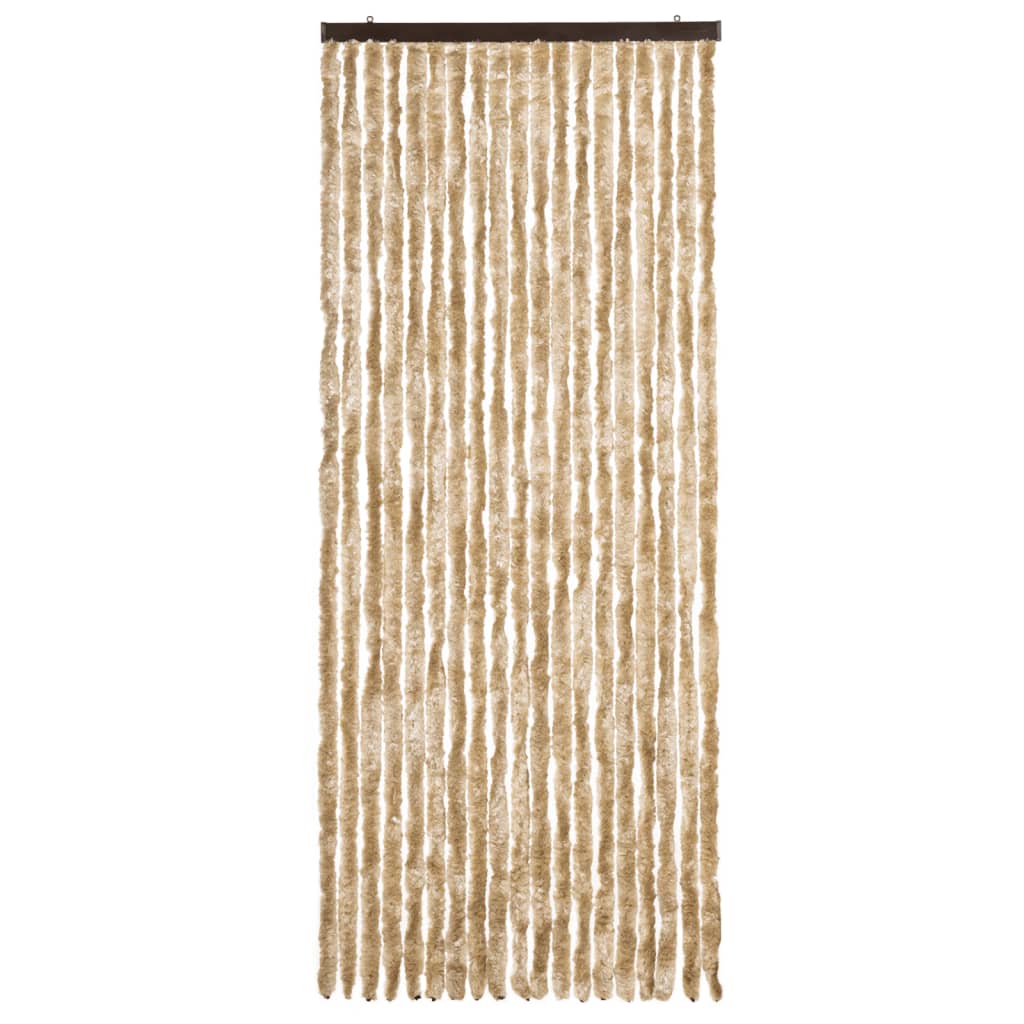 Vliegengordijn 56x200 cm chenille beige