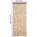Vliegengordijn 56x200 cm chenille beige