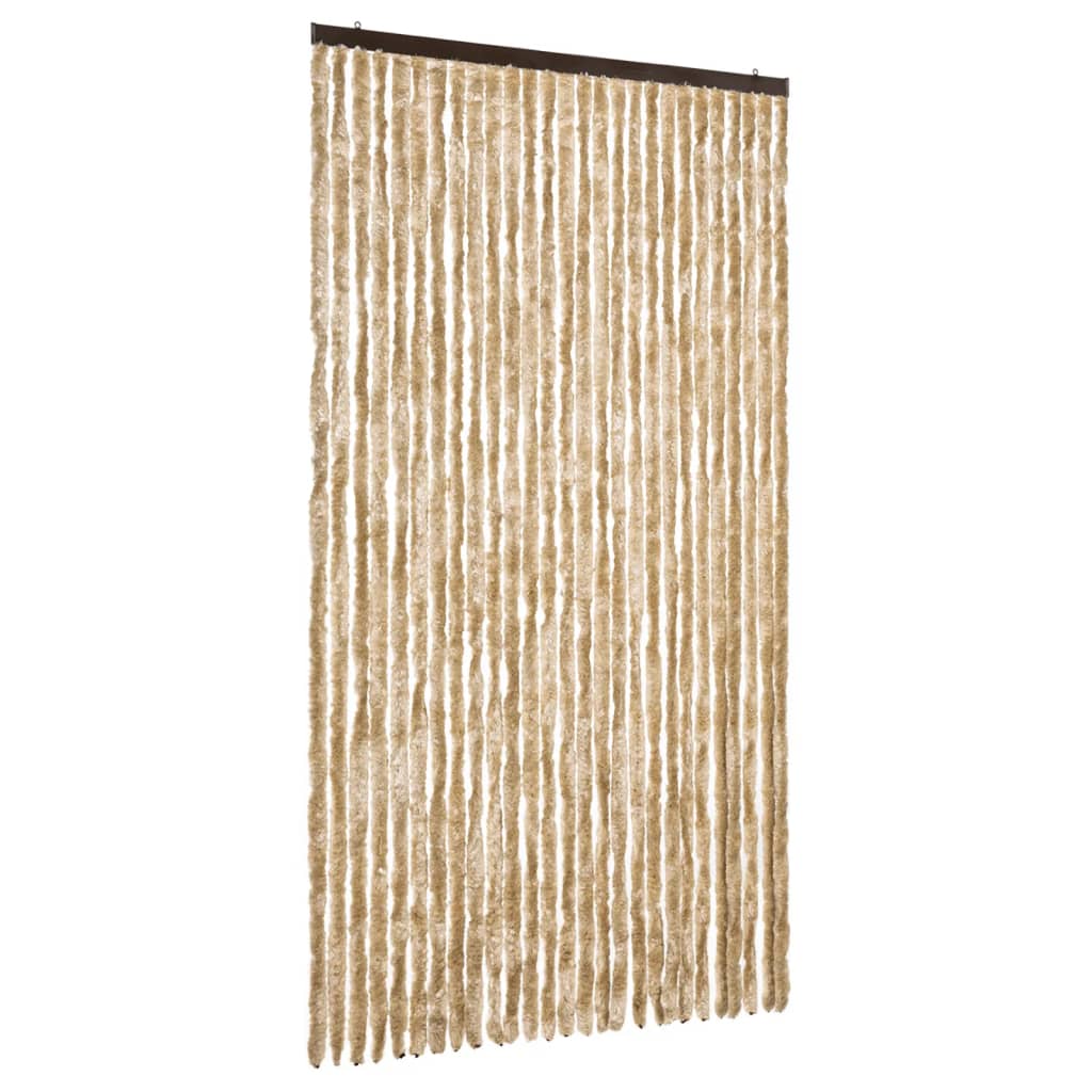 Vliegengordijn 118x220 cm chenille beige