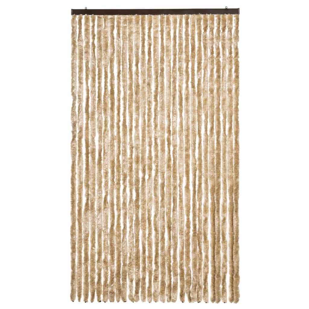 Vliegengordijn 118x220 cm chenille beige