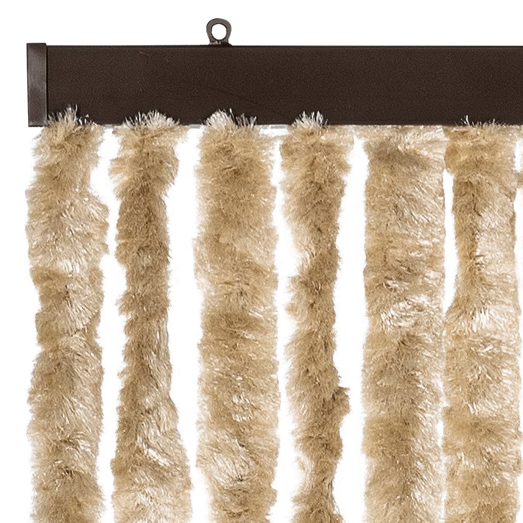 Vliegengordijn 118x220 cm chenille beige
