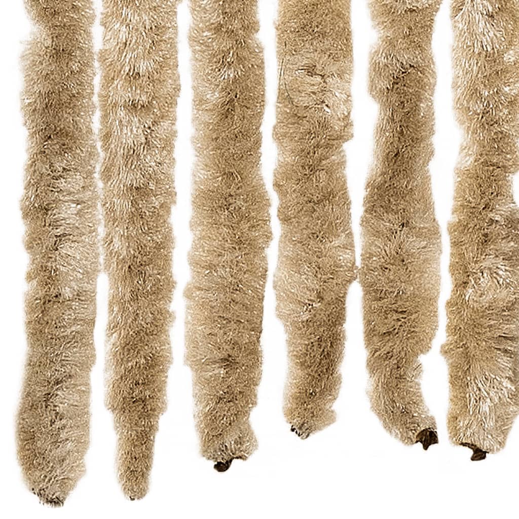 Vliegengordijn 118x220 cm chenille beige