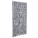Vliegengordijn 118x220 cm chenille zilverkleurig