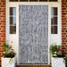 Vliegengordijn 118x220 cm chenille zilverkleurig