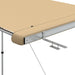 Luifel voor camper en caravan 1,2x2x2,15 m beige