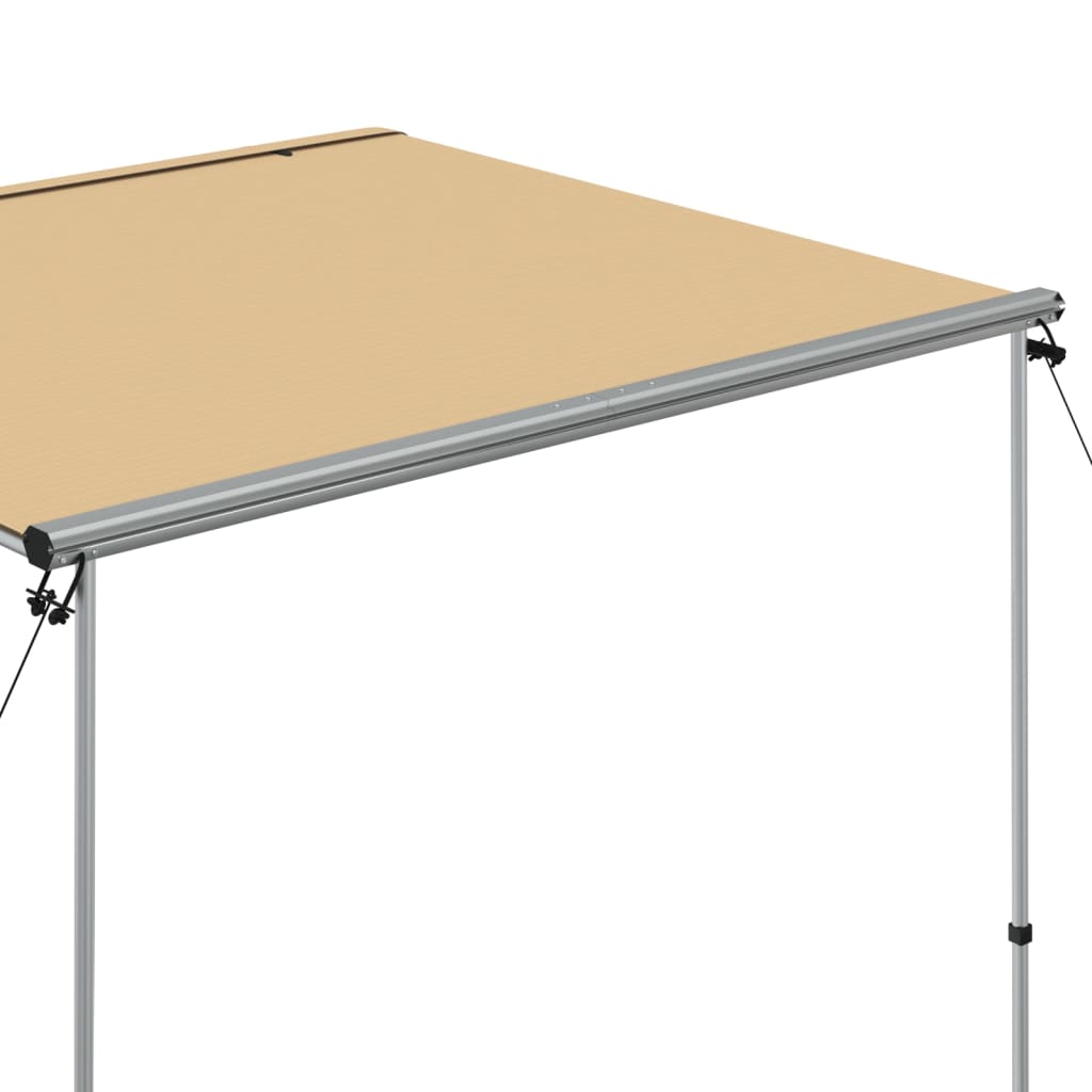 Luifel voor camper en caravan 2x2x2,15 m beige