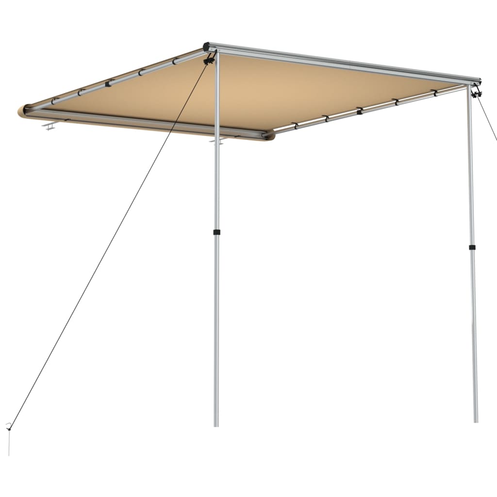 Luifel voor camper en caravan 2x2,5x2,15 m beige