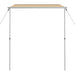 Luifel voor camper en caravan 2x2,5x2,15 m beige