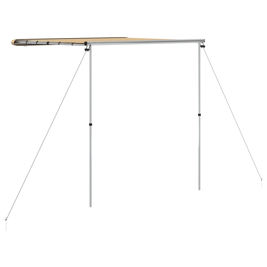 Luifel voor camper en caravan 2,4x2x2,15 m beige