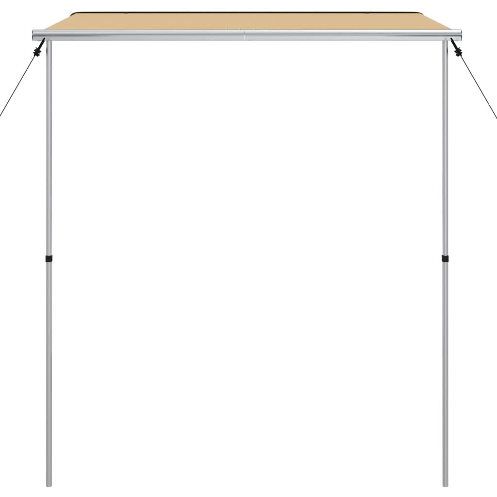 Luifel voor camper en caravan 2,4x2x2,15 m beige