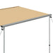Luifel voor camper en caravan 2,4x2x2,15 m beige