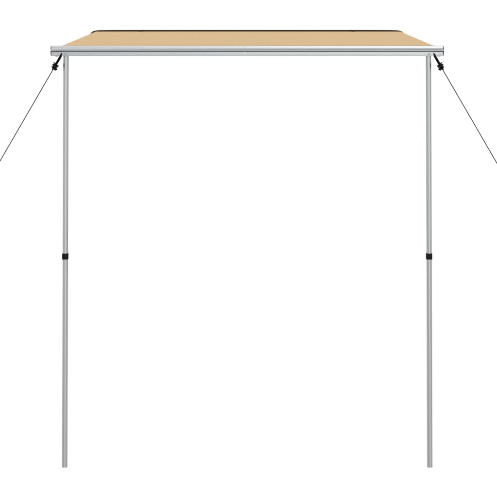 Luifel voor camper en caravan 2,4x2,5x2,15 m beige