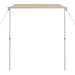 Luifel voor camper en caravan 2,4x2,5x2,15 m beige