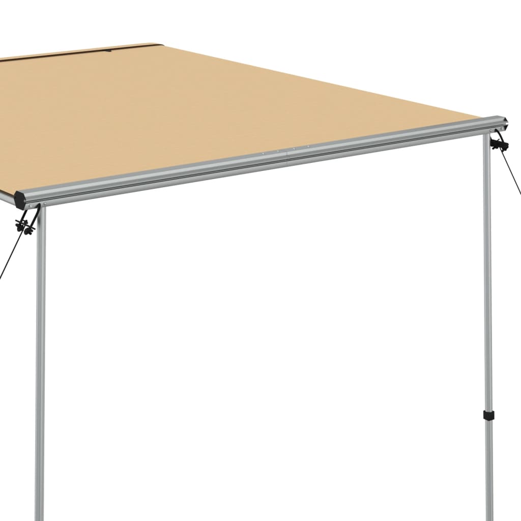 Luifel voor camper en caravan 2,4x2,5x2,15 m beige