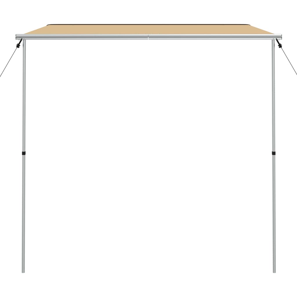 Luifel voor camper en caravan 2,4x3x2,15 m beige