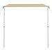 Luifel voor camper en caravan 2,4x3x2,15 m beige