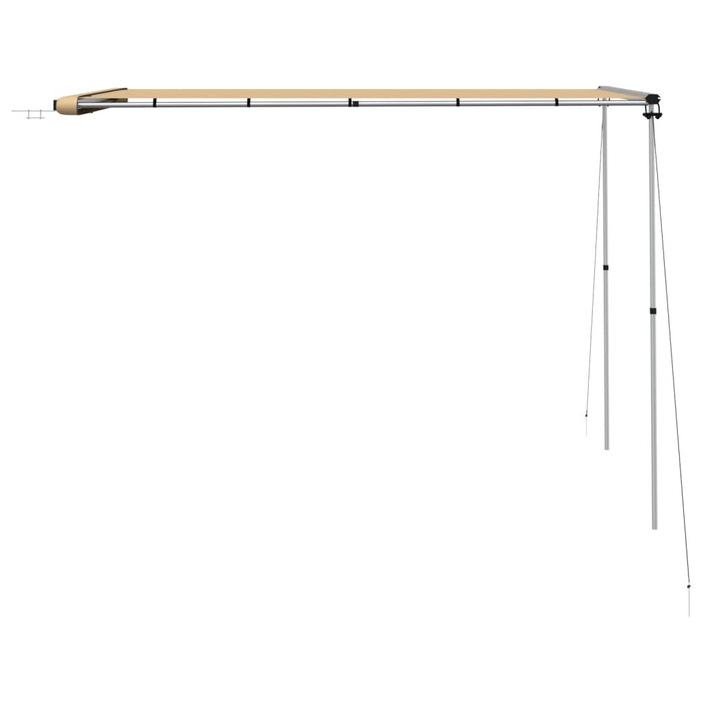 Luifel voor camper en caravan 2,4x3x2,15 m beige