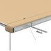 Luifel voor camper en caravan 2,4x3x2,15 m beige