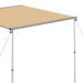 Luifel voor camper en caravan 2,4x3x2,15 m beige