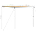 Luifel voor camper en caravan 2,4x3x2,15 m beige
