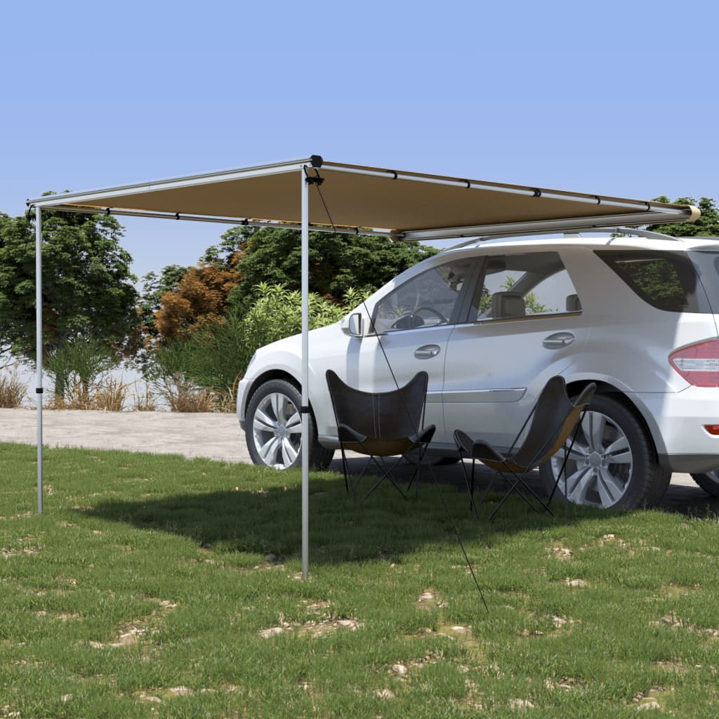 Luifel voor camper en caravan 2,4x3x2,15 m beige