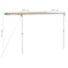 Luifel voor camper en caravan 3x2x2,15 m beige