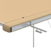 Luifel voor camper en caravan 3x2,5x2,15 m beige