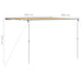 Luifel voor camper en caravan 3x3x2,15 m beige