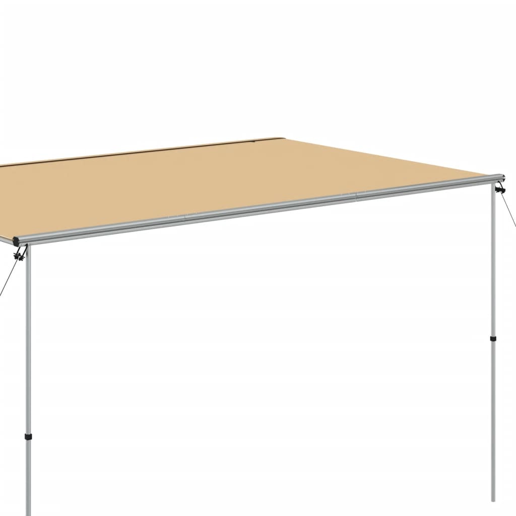 Luifel voor camper en caravan 3,6x2,5x2,15 m beige