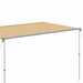 Luifel voor camper en caravan 3,6x2,5x2,15 m beige