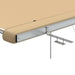 Luifel voor camper en caravan 3,6x3x2,15 m beige