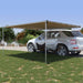 Luifel voor camper en caravan 3,6x3x2,15 m beige