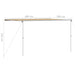 Luifel voor camper en caravan 4x3x2,15 m beige