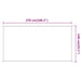 Luifel Verticaal 140X270 Cm Oxford Stof Antracietkleurig 140 x 270 cm