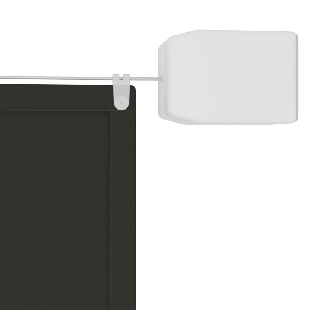 Luifel Verticaal 140X420 Cm Oxford Stof Antracietkleurig 140 x 420 cm