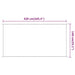 Luifel Verticaal 140X420 Cm Oxford Stof Antracietkleurig 140 x 420 cm