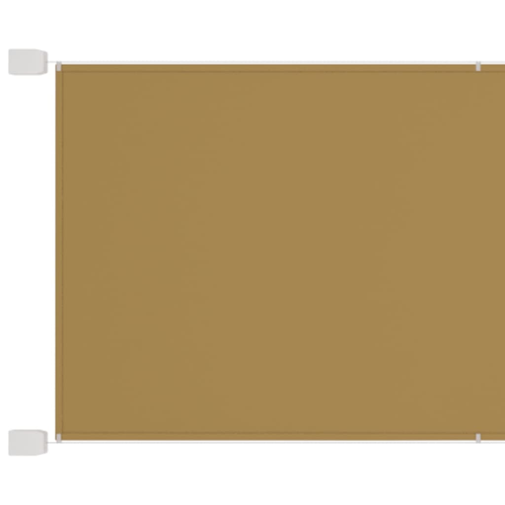 Luifel Verticaal 140X420 Cm Oxford Stof Beige 140 x 420 cm
