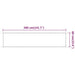 Luifel Verticaal 60X360 Cm Oxford Stof Lichtgroen 60 x 360 cm