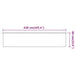 Luifel Verticaal 60X420 Cm Oxford Stof Lichtgroen 60 x 420 cm