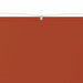 Luifel Verticaal 140X360 Cm Oxford Stof Terracottakleurig 140 x 360 cm