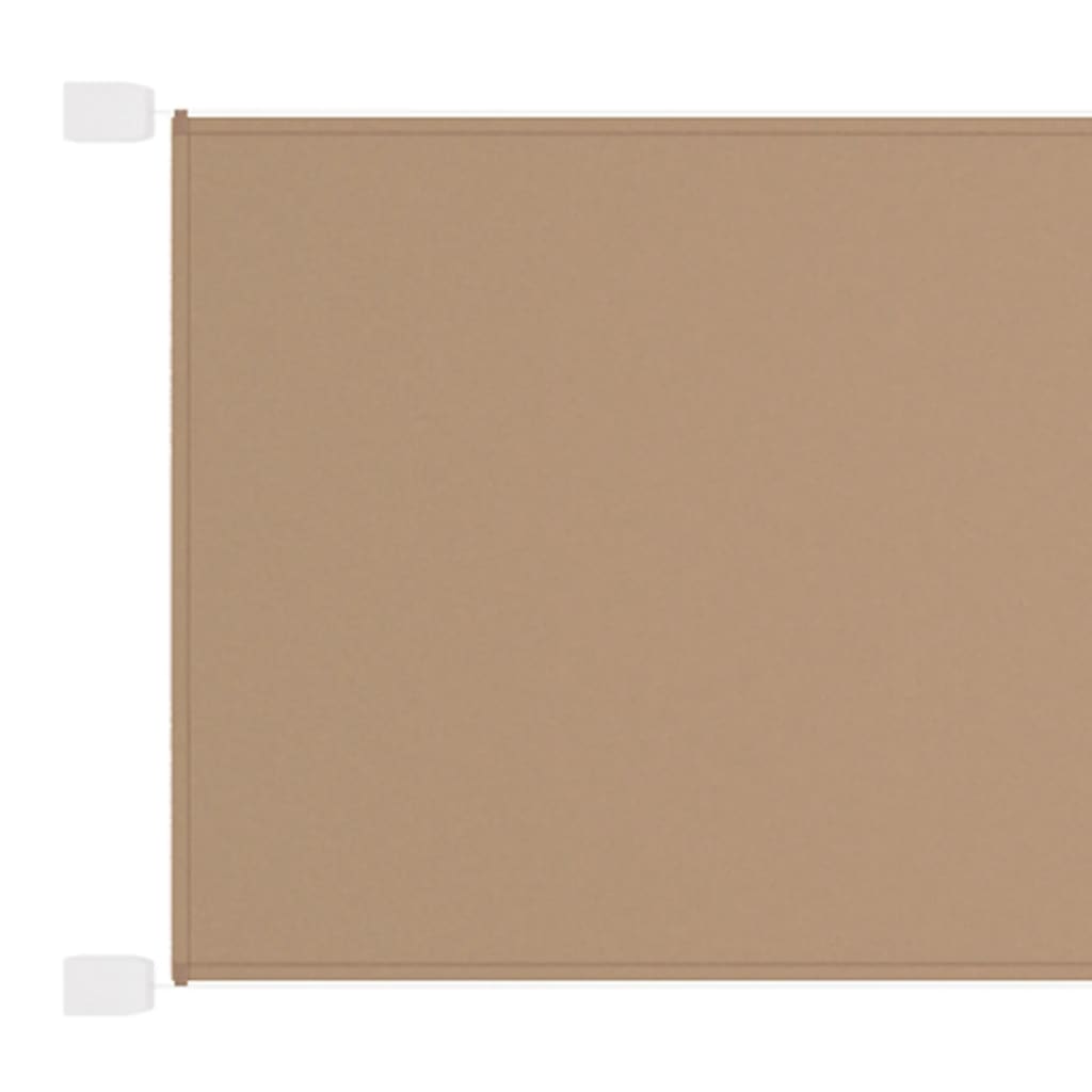 Luifel Verticaal 140X420 Cm Oxford Stof Taupe 140 x 420 cm
