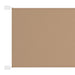 Luifel Verticaal 140X420 Cm Oxford Stof Taupe 140 x 420 cm