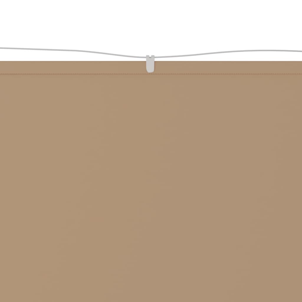 Luifel Verticaal 140X420 Cm Oxford Stof Taupe 140 x 420 cm