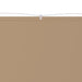 Luifel Verticaal 140X420 Cm Oxford Stof Taupe 140 x 420 cm
