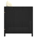 Tuinbank Met Kussens Poly Rattan Zwart 1 Fauteuil